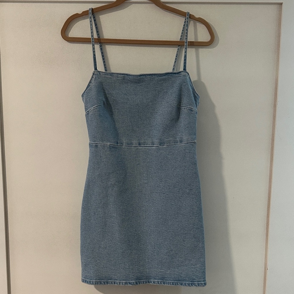 Zara Denim Blue Mini Dress